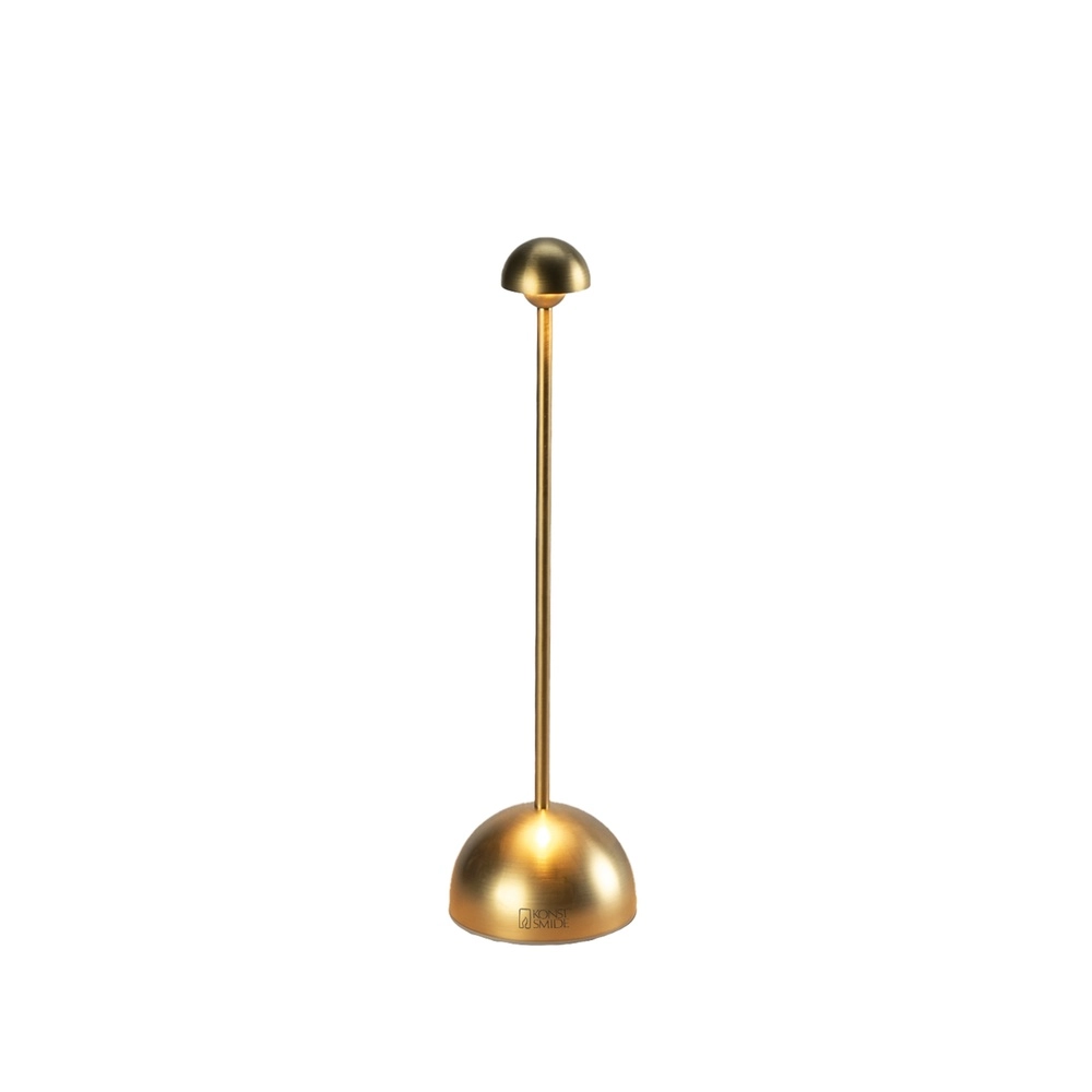 Goldene Tischlampe Bandol Wiederaufladbare Geräte KonstSmide 7318300030409