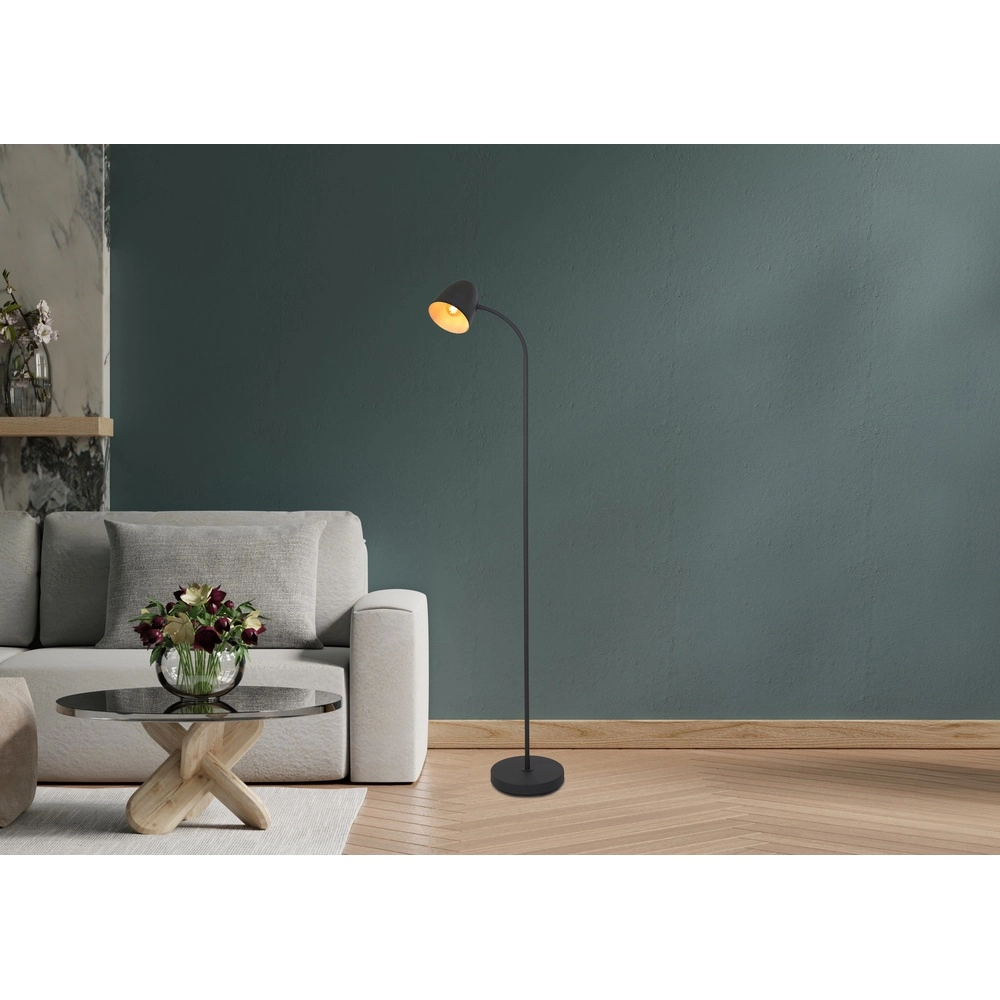 Design-Stehlampe Jason Schwarz Globo 4048194085744