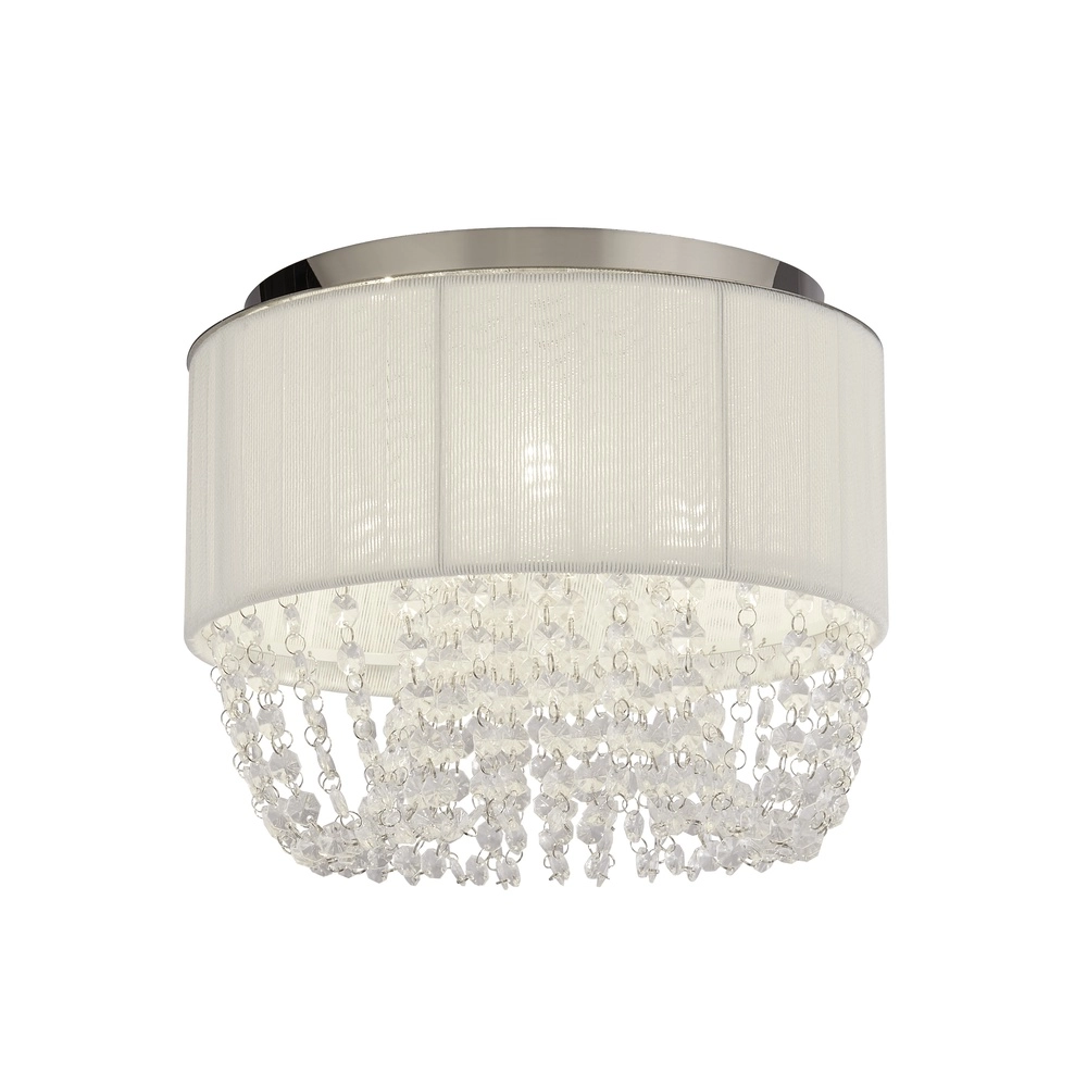 Deckenlampe Bellano chrom Ø 30cm Searchlight 5053423306834