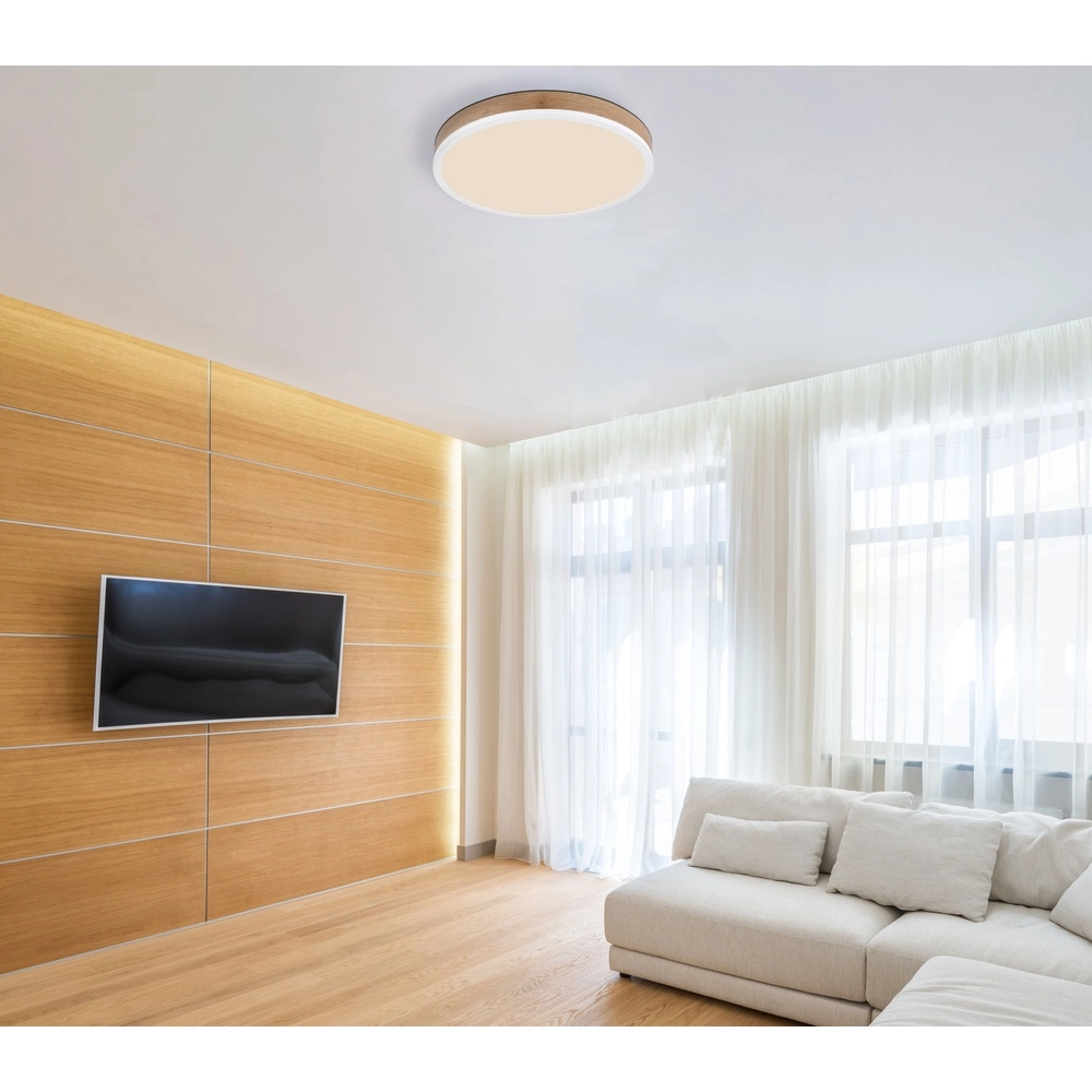 Design-Deckenlampe Doro Ø 45 cm Holz Globo 9007371451166