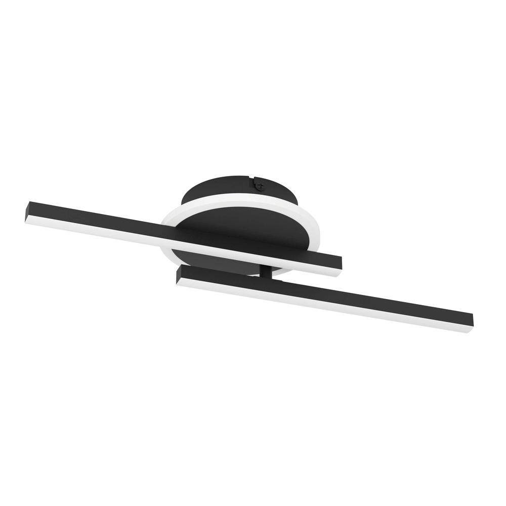 Moderne Deckenlampe Nogaredo Schwarz 45 cm
