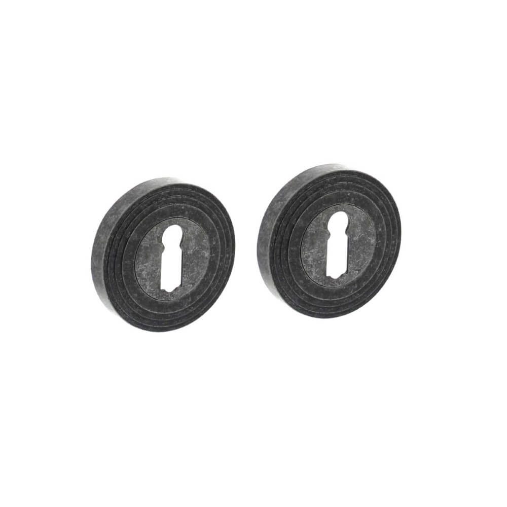 Schlüssel-Rosette Tira Rund altgrau Intersteel 8714186579763