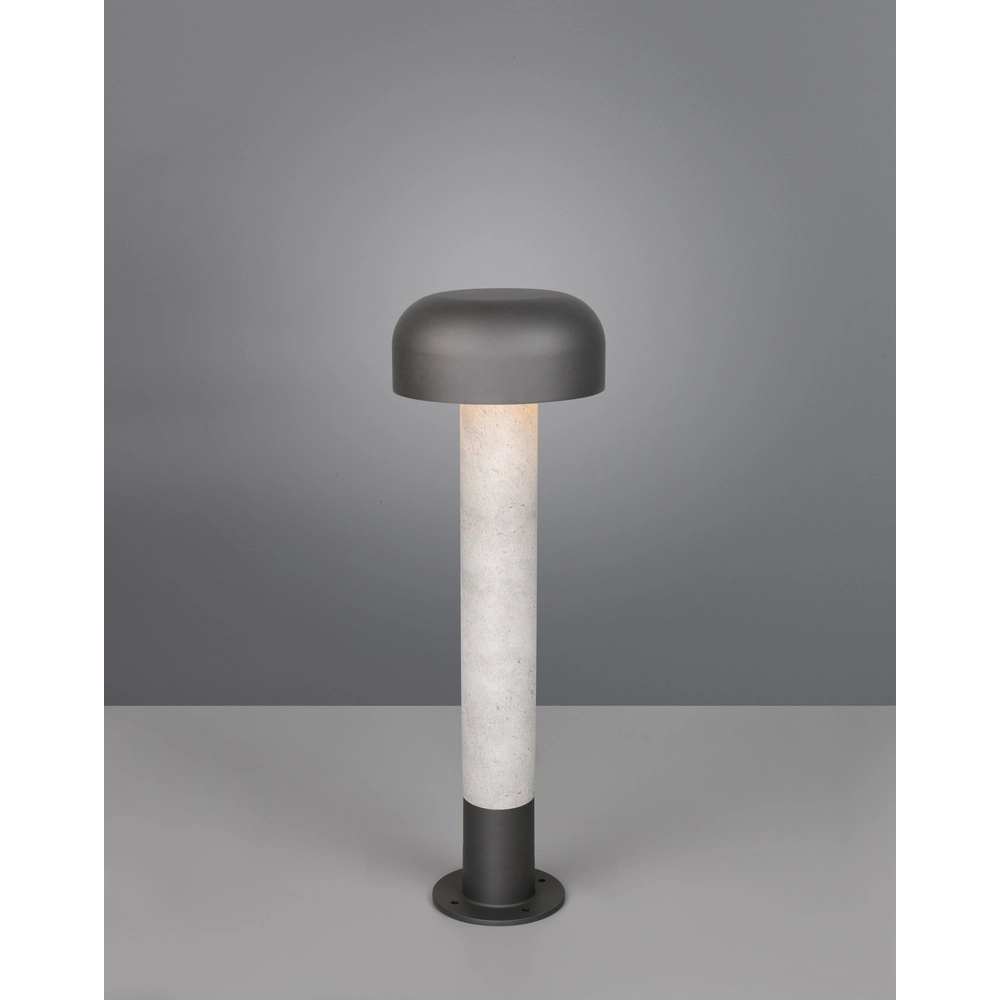 Design-Gartenleuchte Fraser grau 54cm Trio 4017807650259