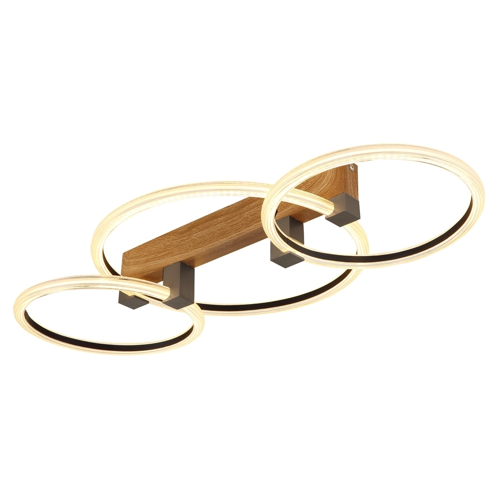 Holzdeckenlampe Fletcher Konstruktion