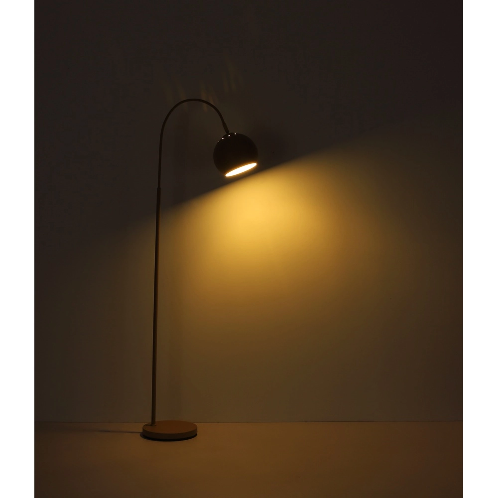 Moderne Stehleuchte Benno sandbraun Globo 9007371507566