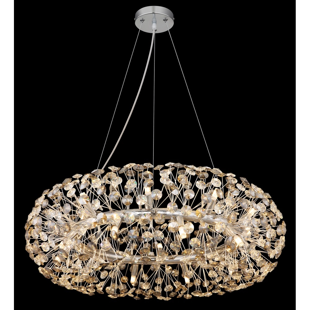 Pendellampe Katrina chrom Ø 80cm Globo 9007371478347