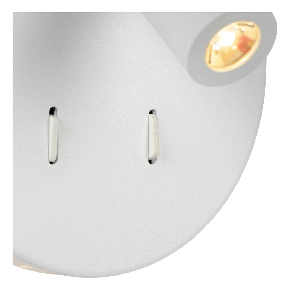 Nachttischlampe Bentjer Weiß Lucide 5411212791658
