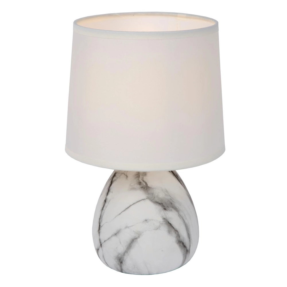 Tischlampe Marmo Weiß Lucide 5411212470232