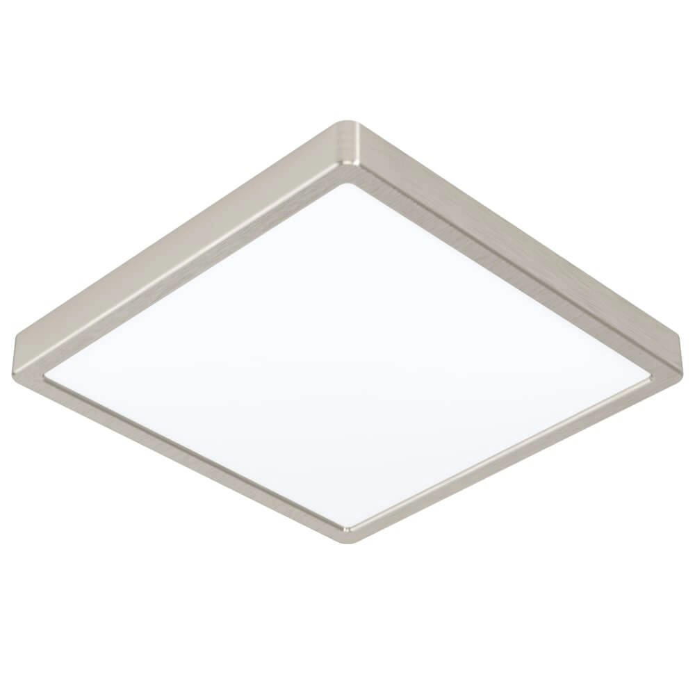 Deckenlampe Zigbee Fueva-Z 28,5 x 28,5 cm Edelstahl