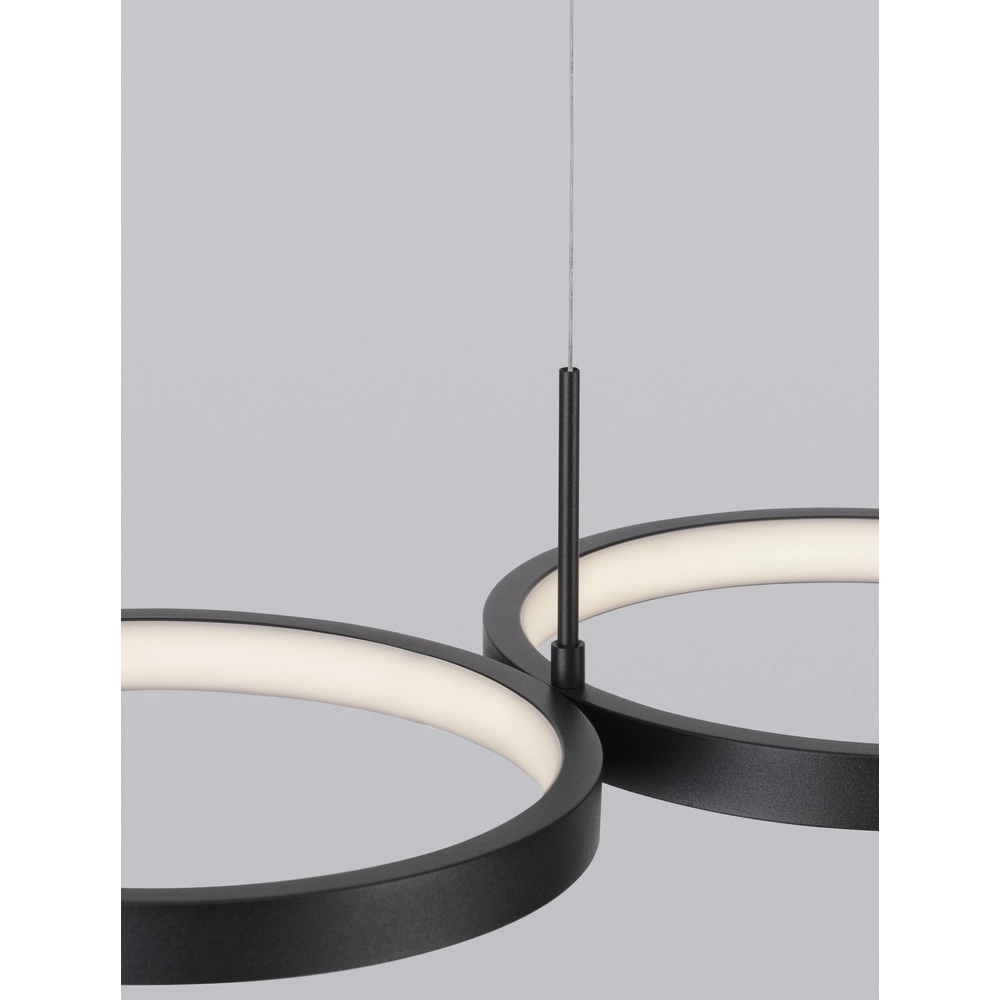 Moderne Pendelleuchte Magnus schwarz 84cm Lyora 5212017433183