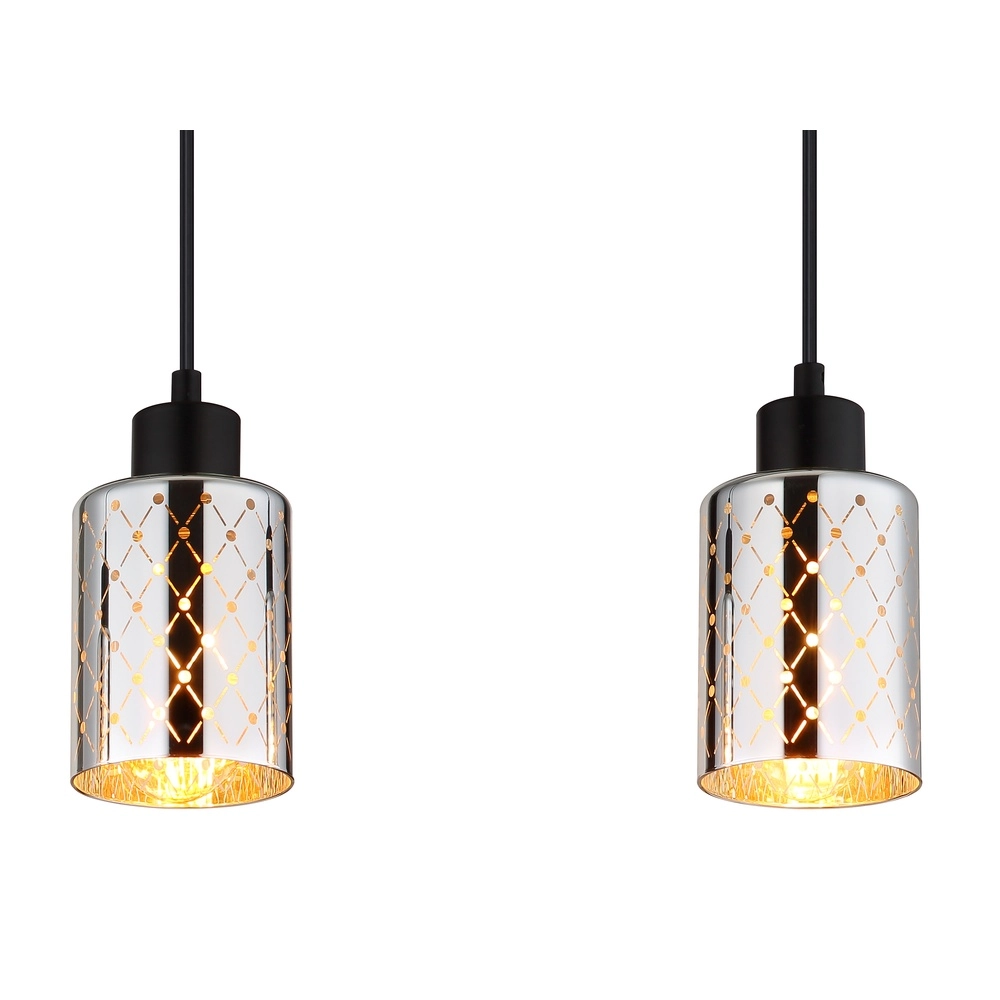 Design-Pendellampe Alonso 3-Licht Schwarz Globo 9007371575251