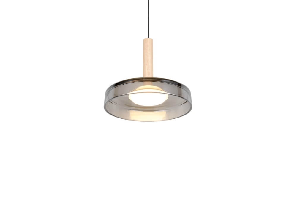 LED-Hängelampe Celeste Ø 22cm - Rauchglas Trio 4017807616880