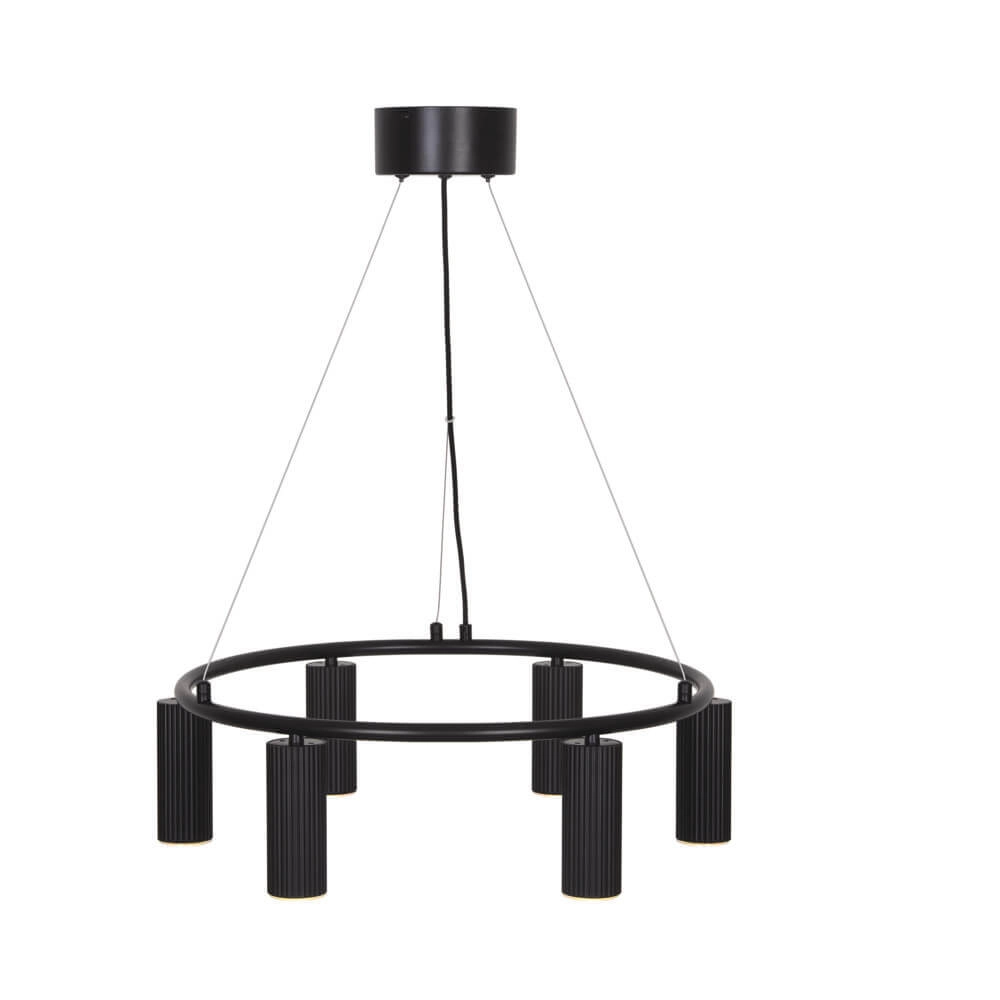 Design-Pendelleuchte Vico schwarz 6-flammig Nordlux 5704924024481