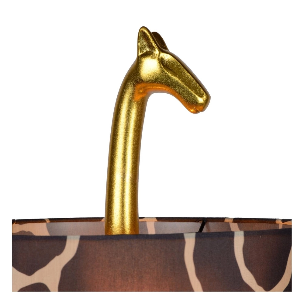 Tischlampe Extravaganza Miss Tall Giraffengold mit Schwarz Lucide 5411212105431