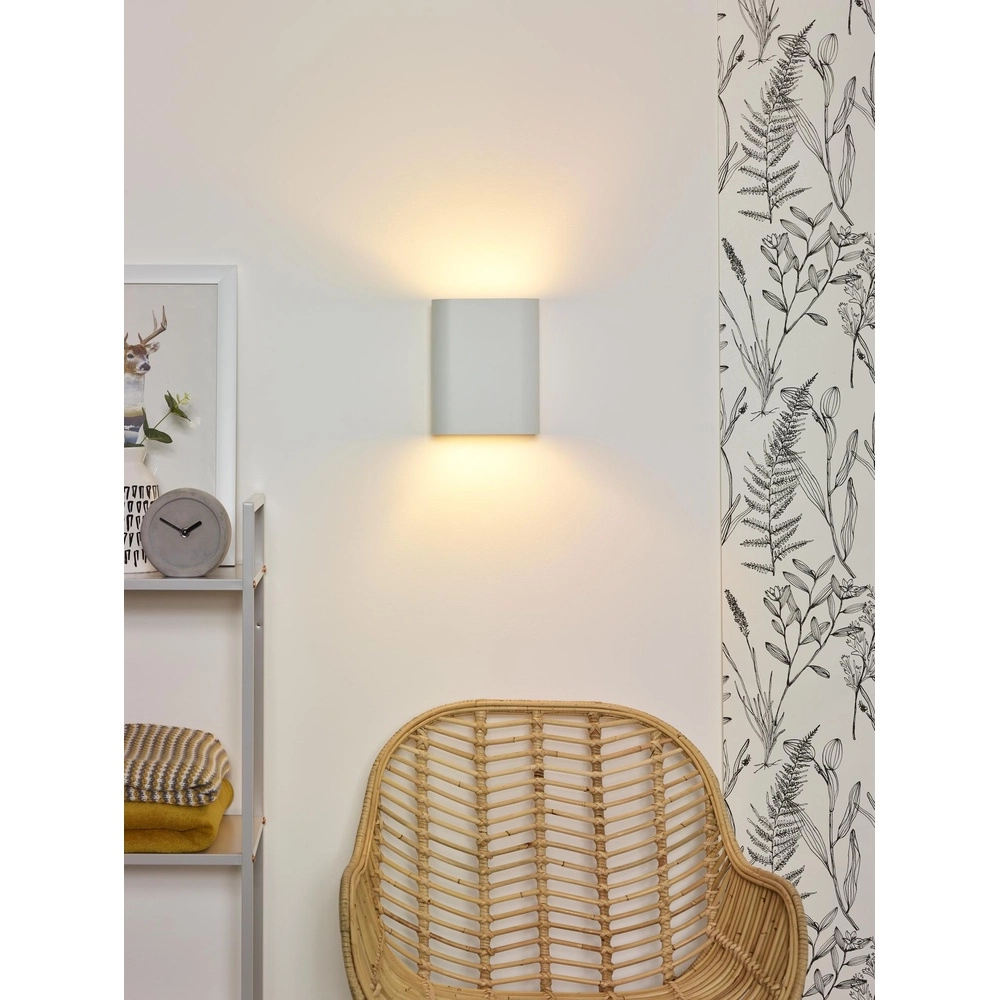 Design-Wandspot Ovalis Weiß Lucide 5411212126795