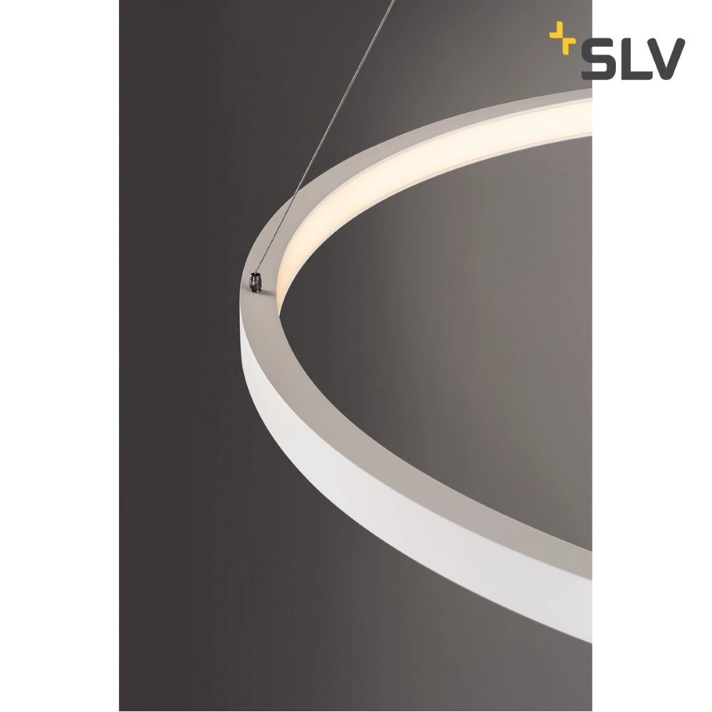 LED Hängelampe One 80 Ø 80 cm dimmbare weiß SLV 4024163231060