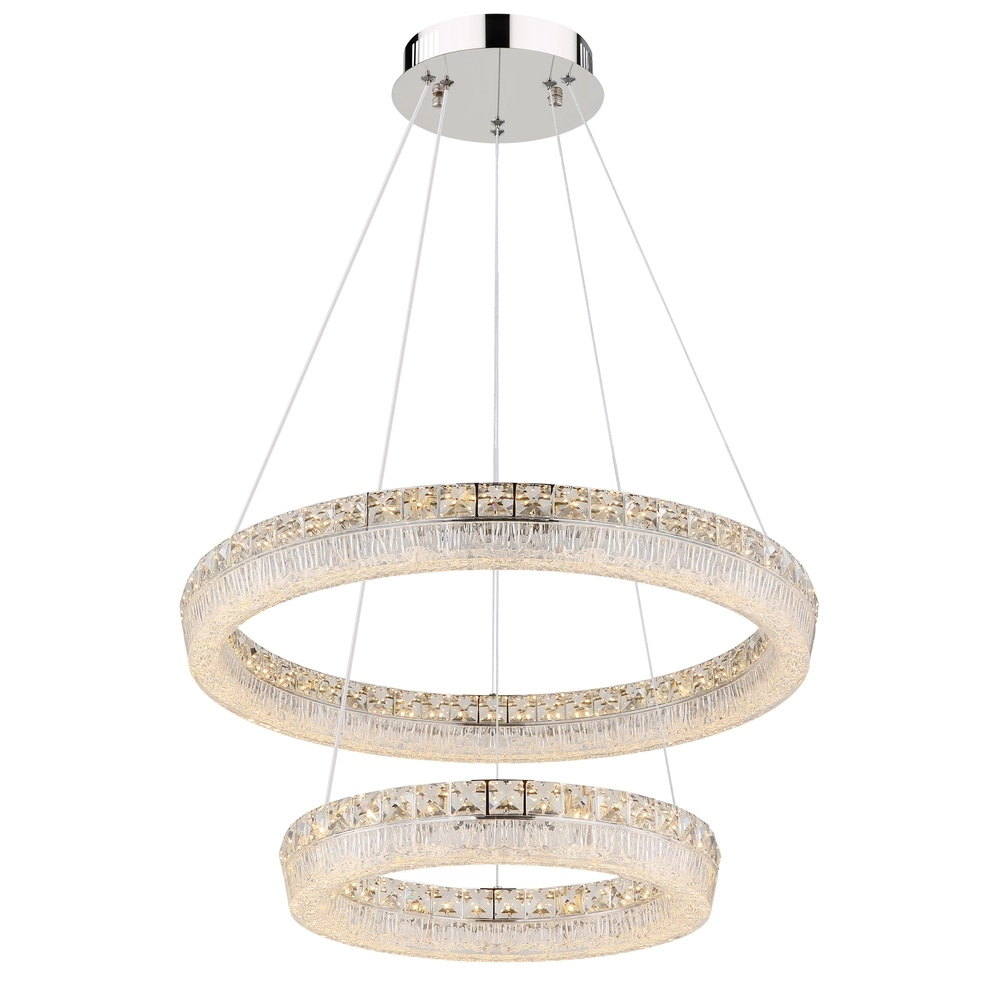 Pendellampe Laurel Chrom Ø 60cm Globo 9007371575770