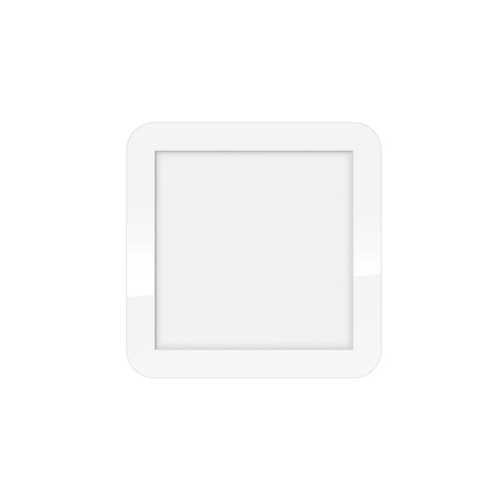 LED-Deckenleuchte Anne Square 12 W – 2700 K – 22,5 cm weiß