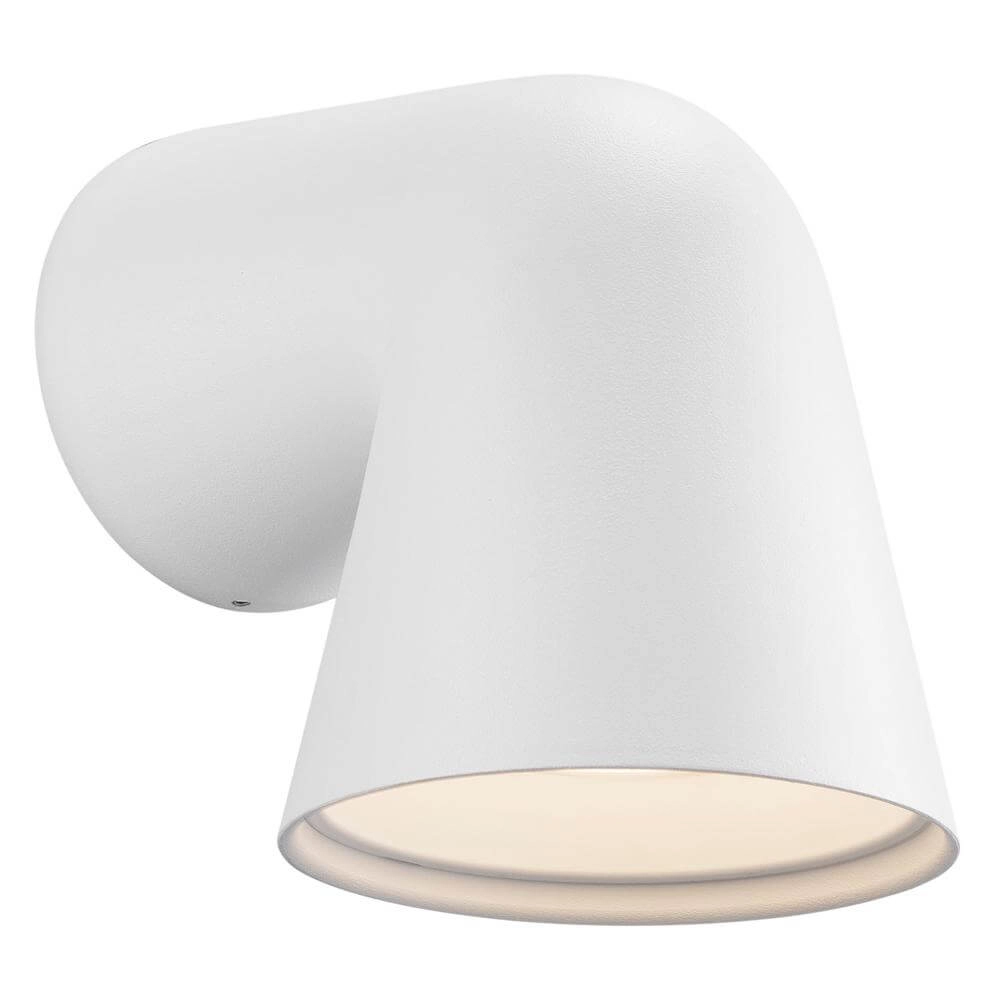 Design-Wandleuchte Front weiß