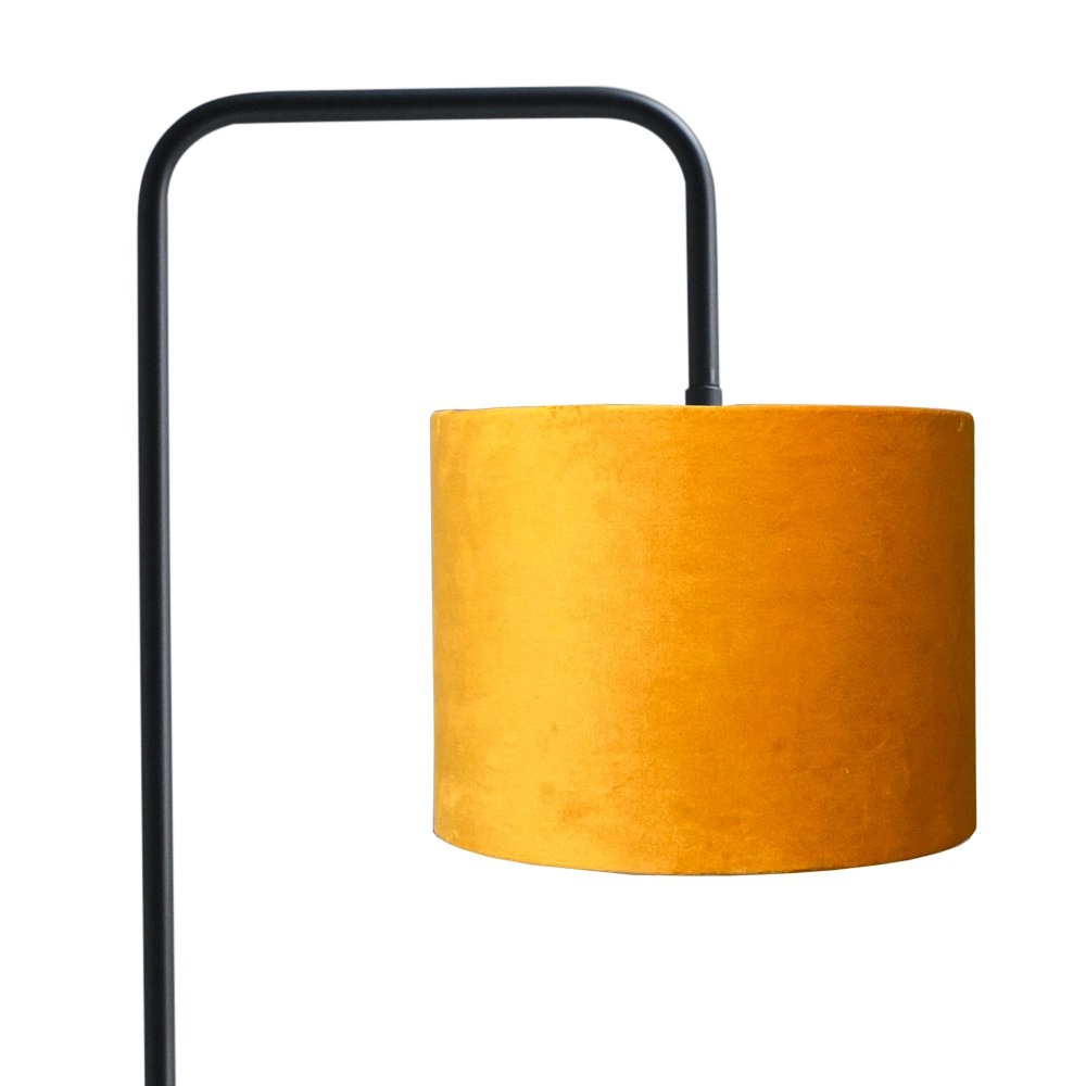 Stehtischlampe Venus 152cm mit ockergelbem Lampenschirm Masterlight 8718121246741