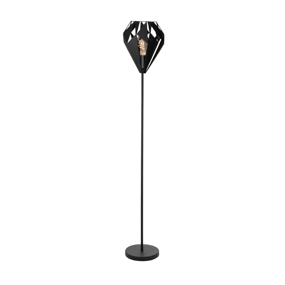 Schwarze Stehleuchte Carlton 5 Ø 25,5cm