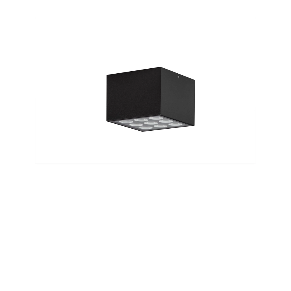 Deckenlampe Jax quadratisch 11cm anthrazit Lyora 5212017476685