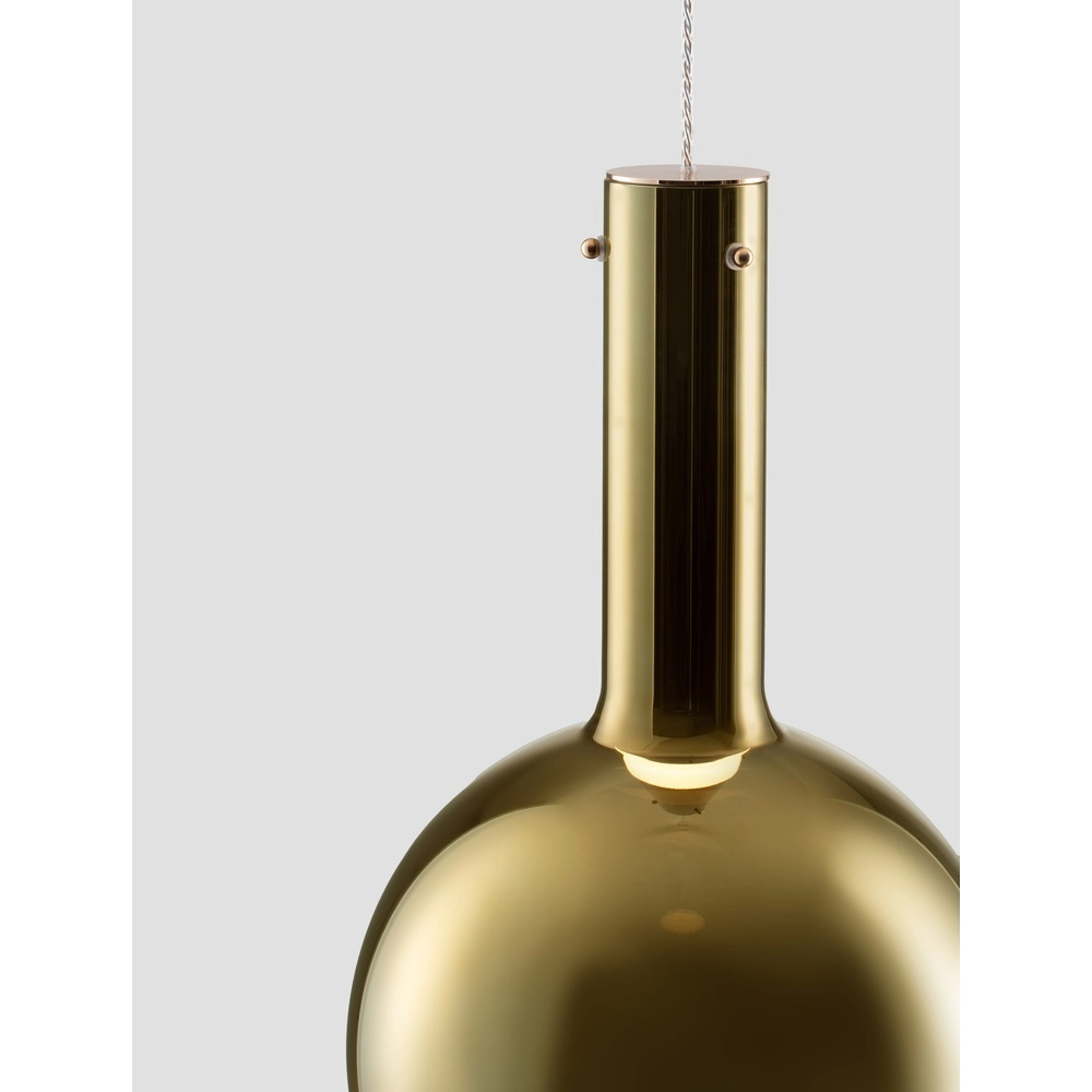 Pendelleuchte Nostos Goldglas Ø 30cm Lyora 5212017484178