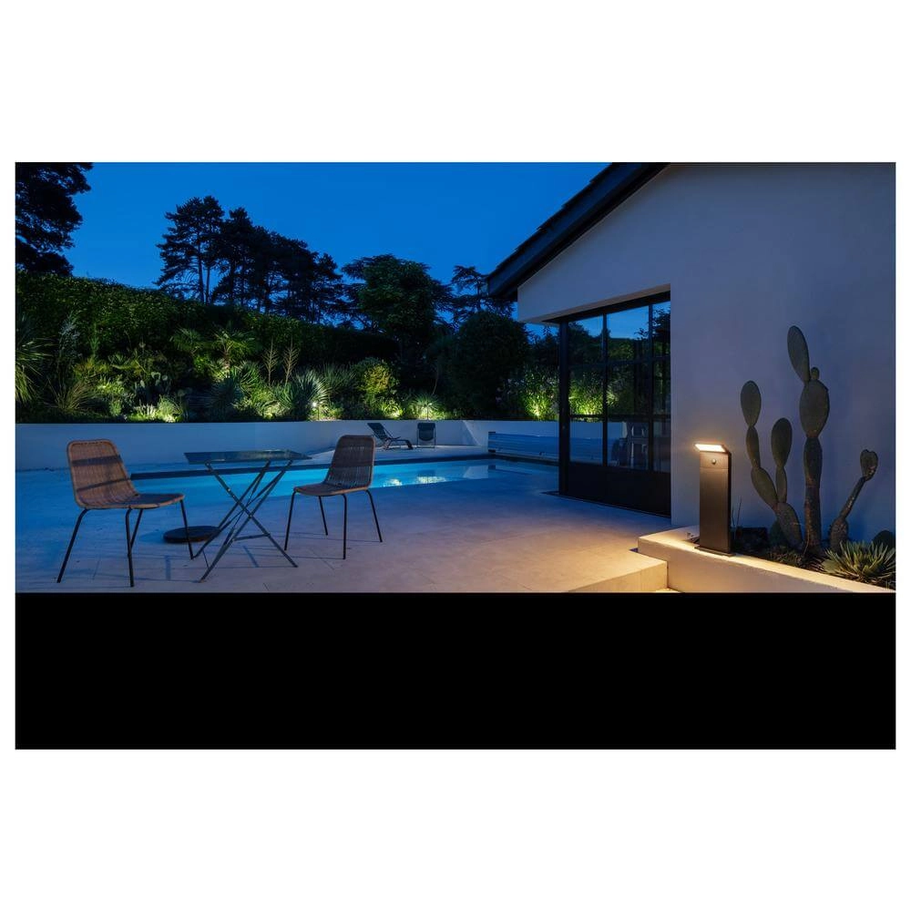Design-Gartenleuchte Ordi 2 Pole 70 schwarz 70cm mit Sensor SLV 4024163300551