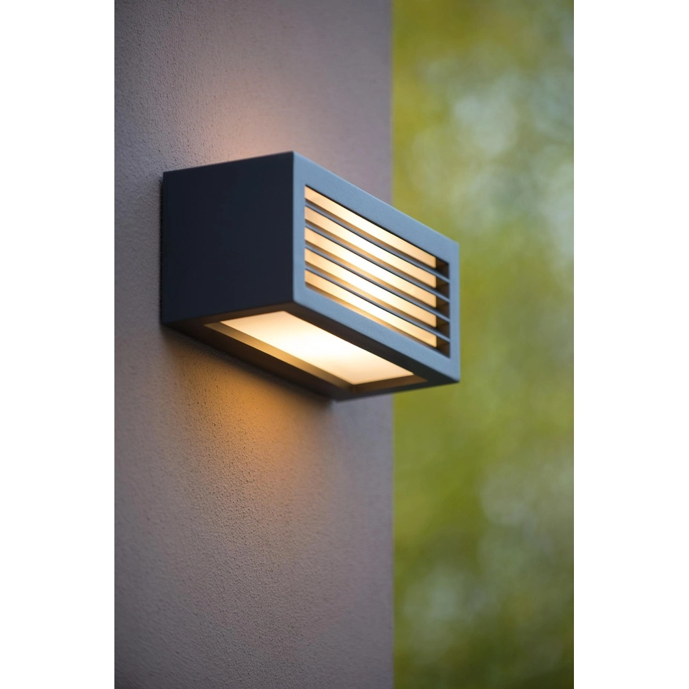 Design-Wandlampe Dimo IP54-Anthrazit