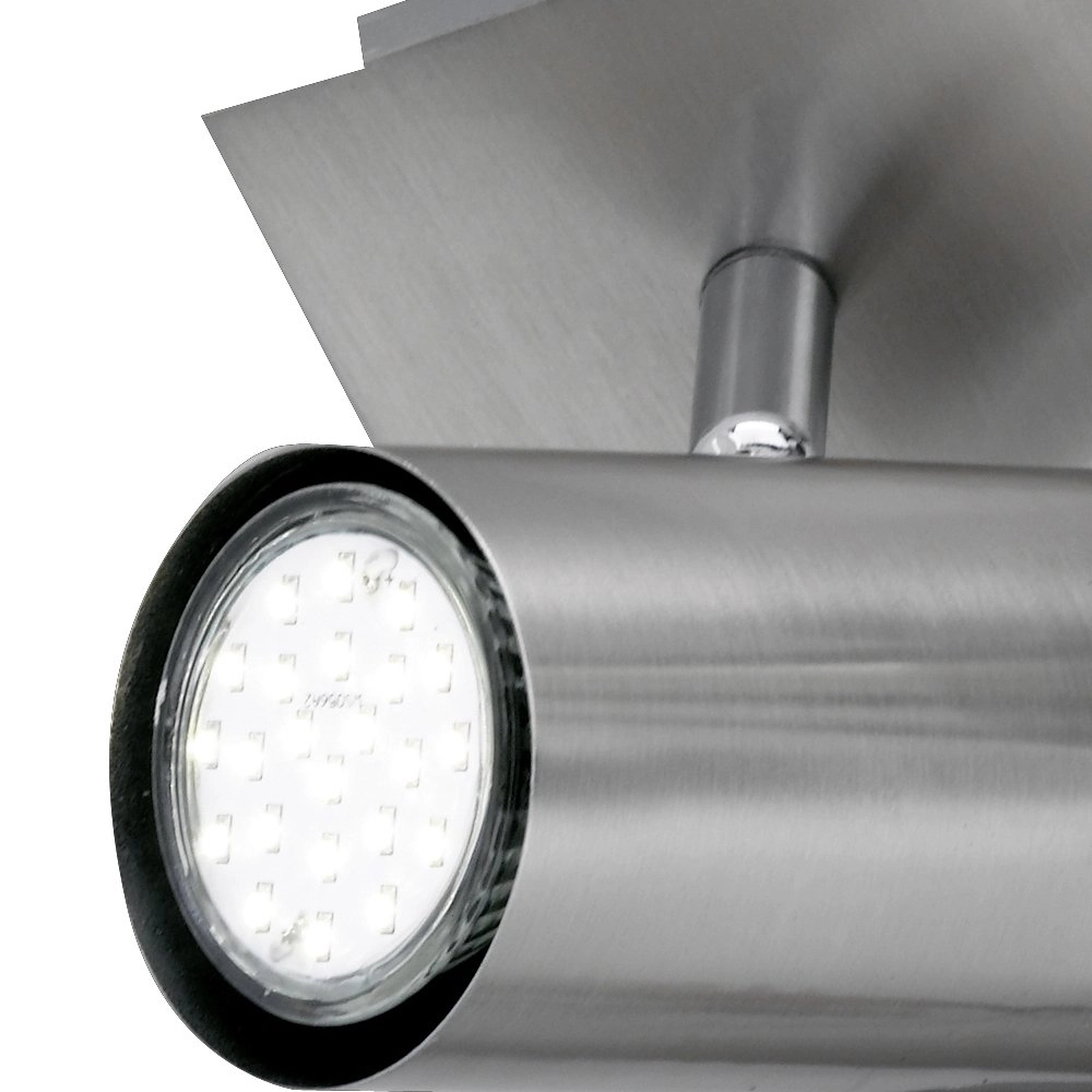 Deckenstrahler Series 8024 4-Licht-Nickelmatte Trio 4017807231397