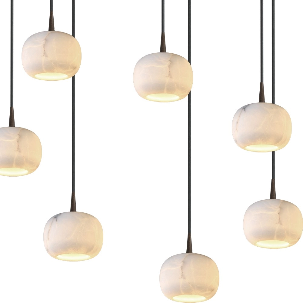 Design-Pendellampe Alta 7-Glas Kakao Masterlight 8718121438290