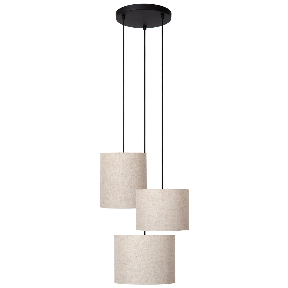 3-Licht Pendellampe Maya Sahne