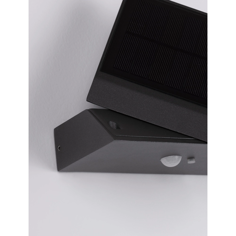 Solar-Wandleuchte Prim anthrazit Lyora 5212017432667