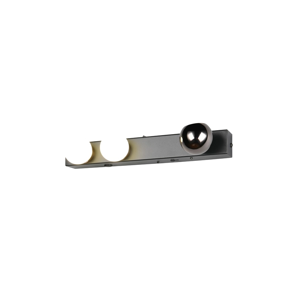 Wandlampe Arpino Schwarz 30cm Trio 4017807683622