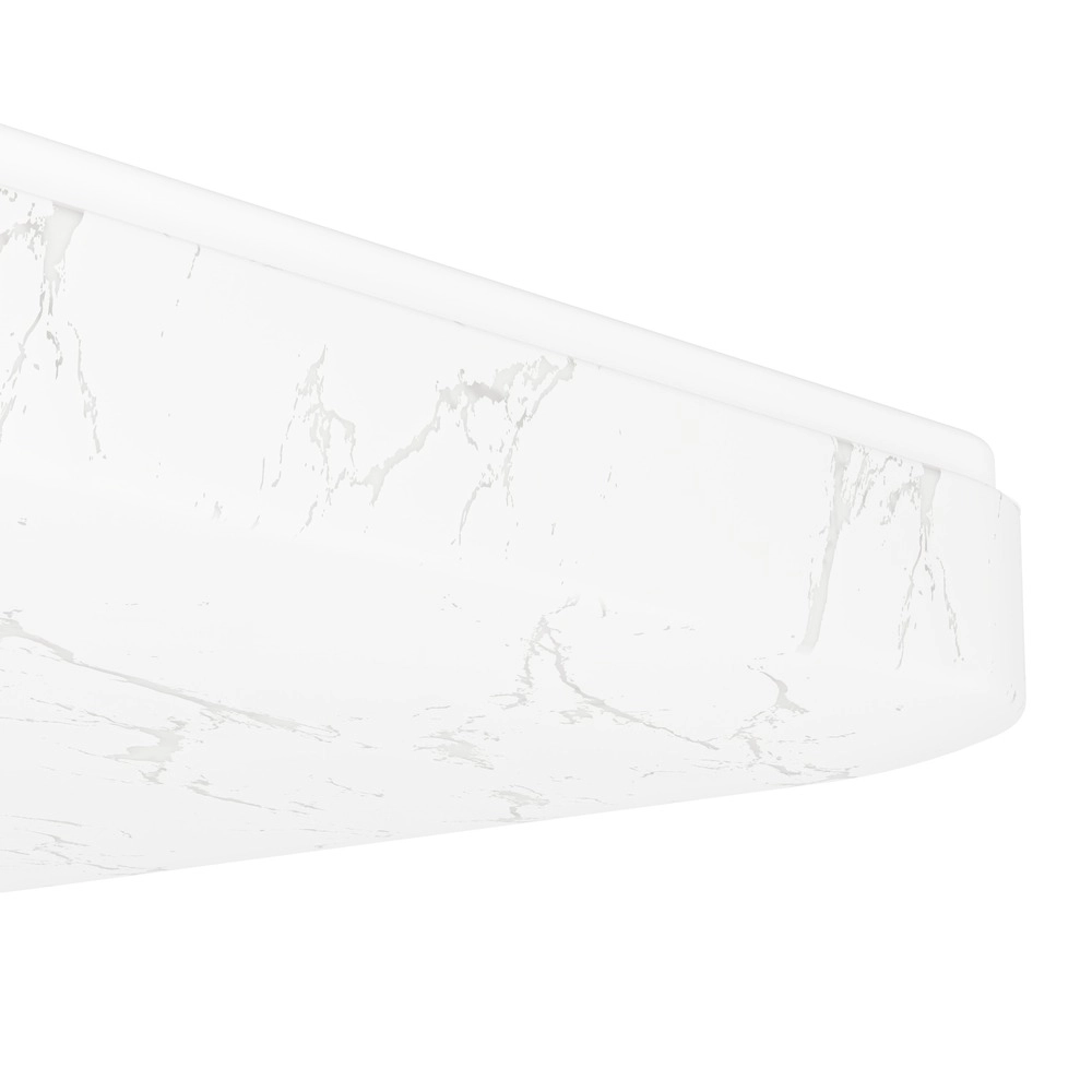 Weiße Deckenlampe Allerona 27 x 27 cm Eglo 9008606408924