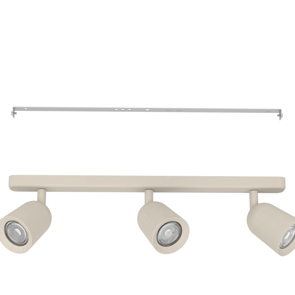 Sandbraune Deckenlampe Camaldoli 3x GU10 – orientierbar Eglo 9008606363179