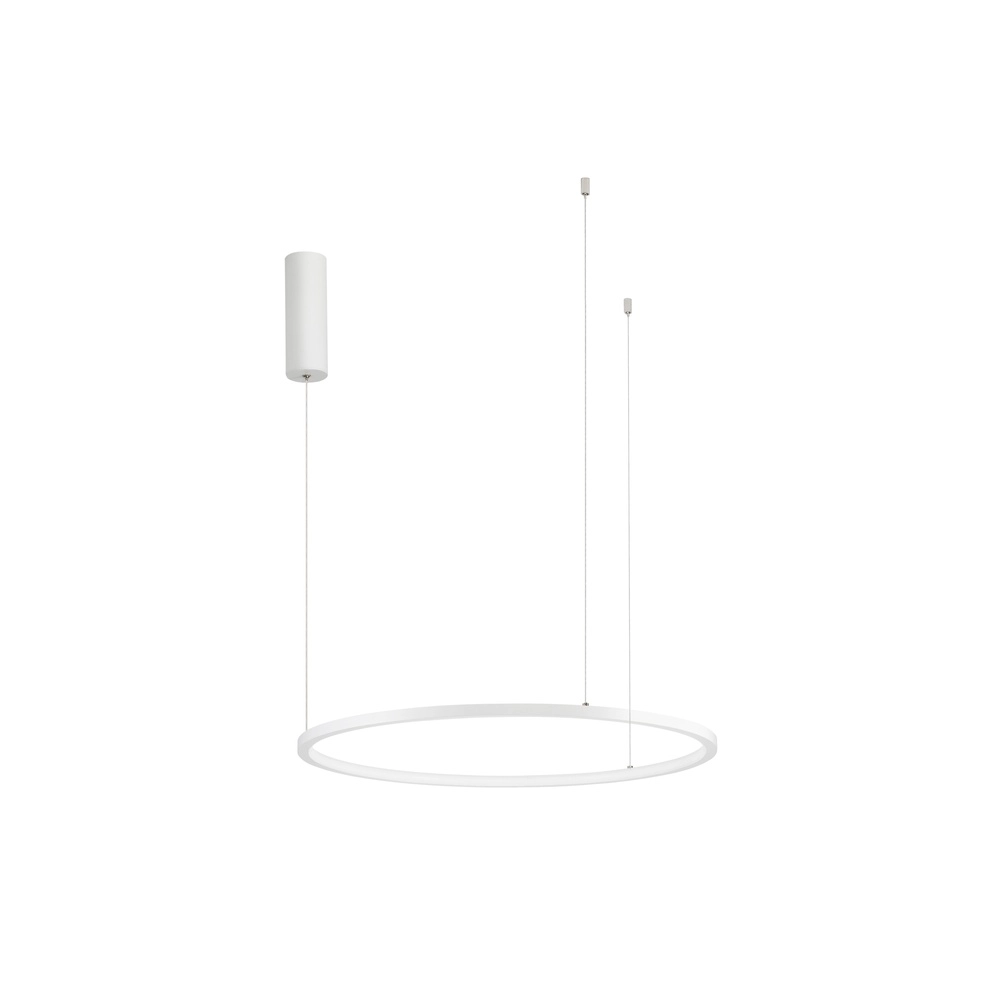 Runde Pendelleuchte Tarquin weiß Ø 60cm Lyora 5212017438256