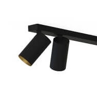 Schwarz-Goldene Deckenlampe Mono Lyora 5903139769891
