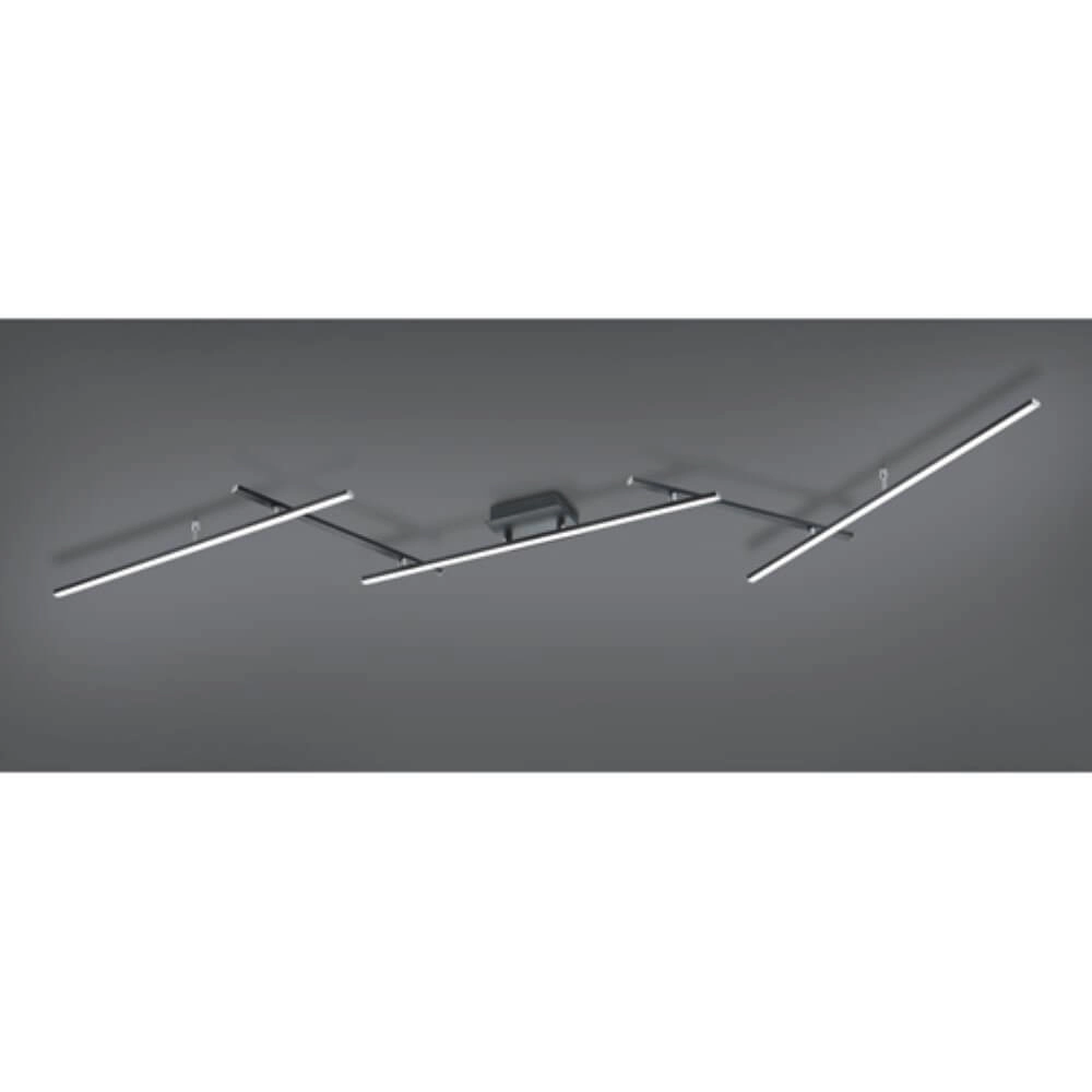 Deckenlampe Arvin 4-Streifen schwarz Trio 4017807504040