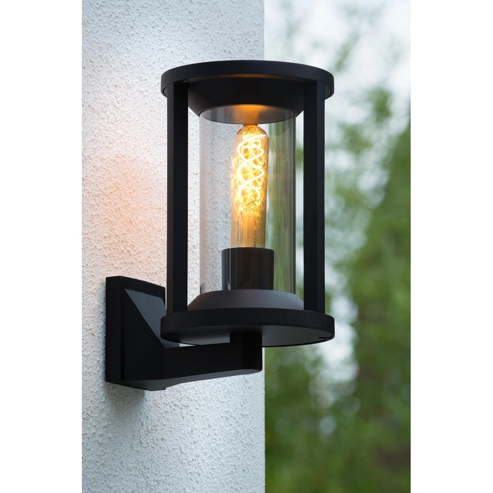 Vordertürlampe Cadix schwarzes IP65 Lucide 5411212151896