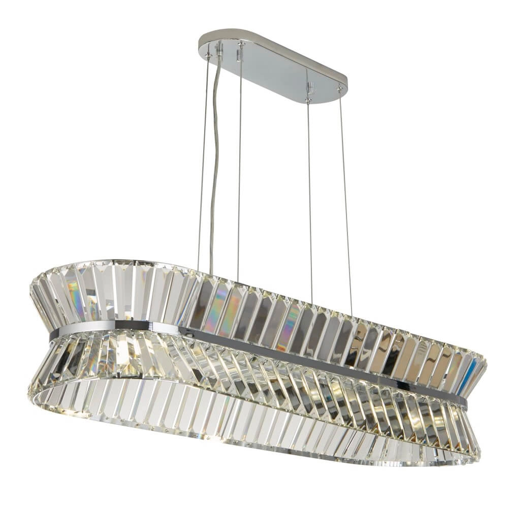 Design-Hängelampe Uptown Chrom