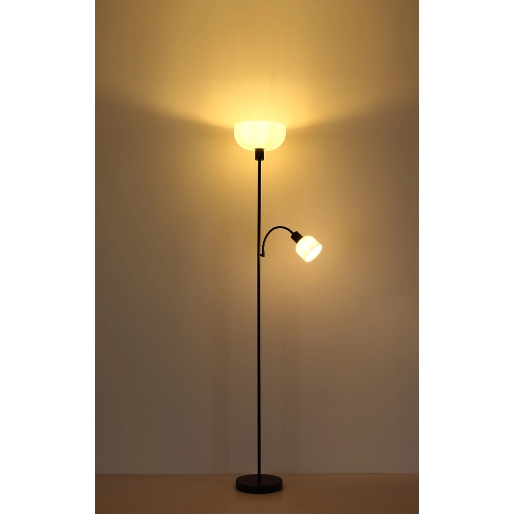 Stehlampe Hinton Schwarz Globo 9007371572427