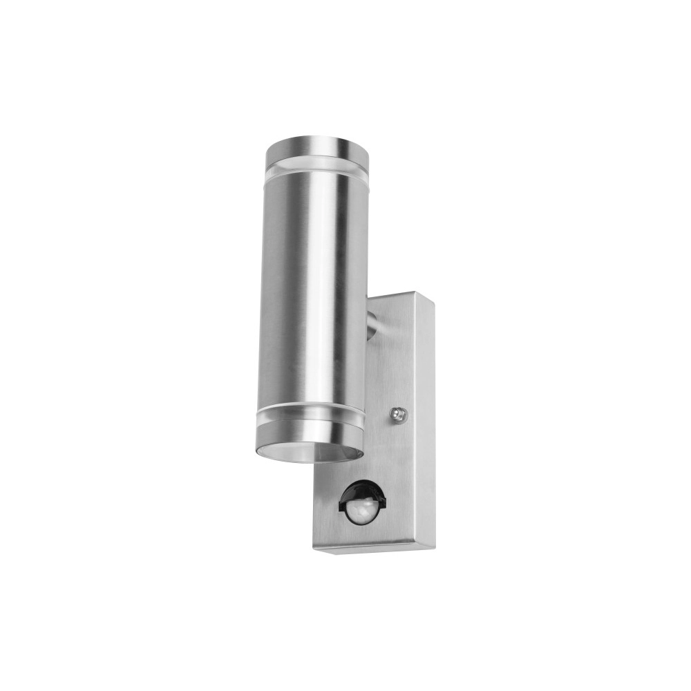Doppelwand-Scheinwerfer mit Sensor Opden Edelstahl – 2x GU10