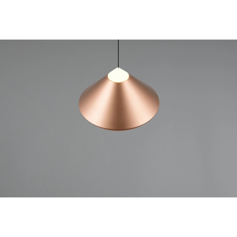 Moderne Pendelleuchte Laguna Ø 30cm kaffeebraun Trio 4017807677522