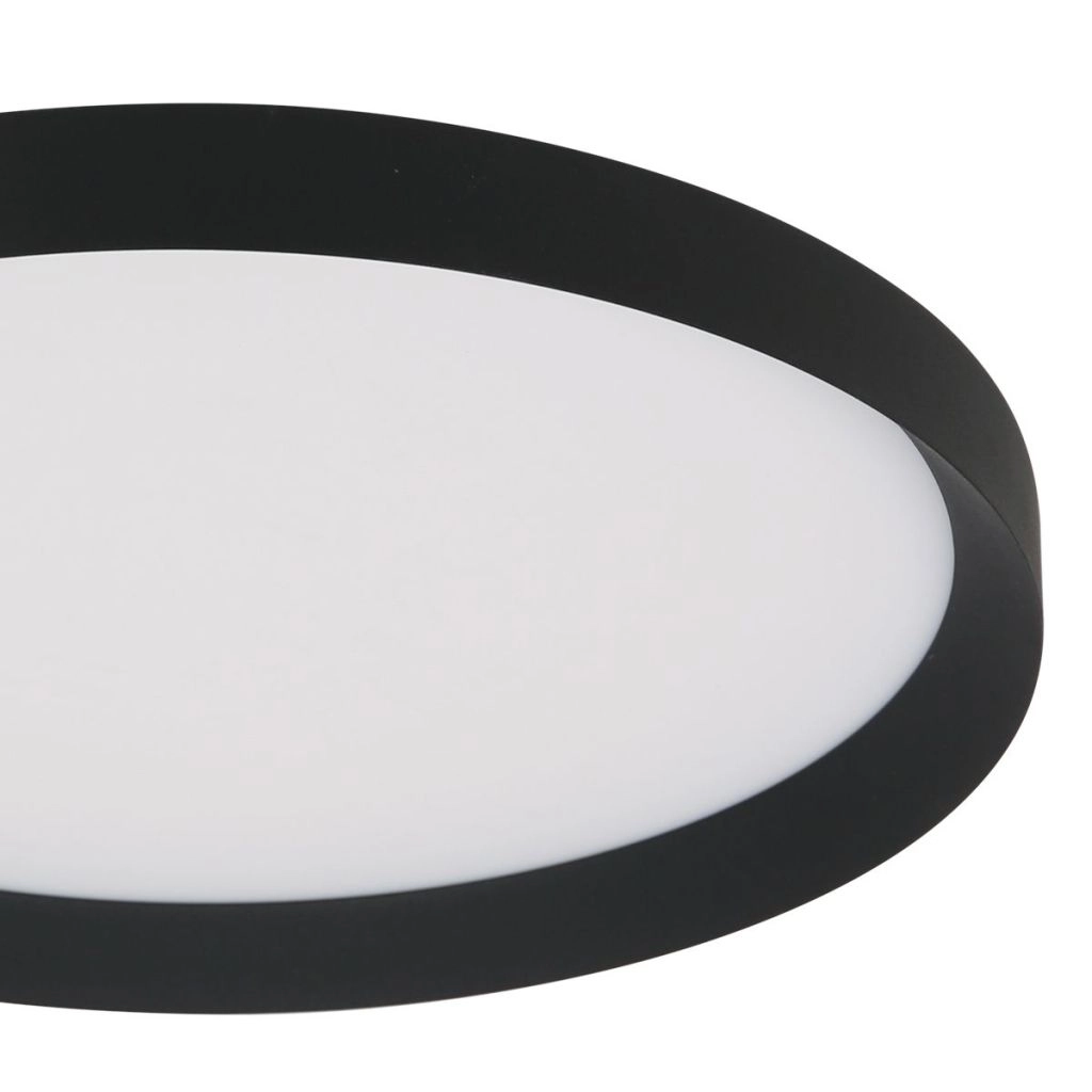 Moderne Deckenbeleuchtung Flady schwarze Ø30cm Steinhauer 8712746181012