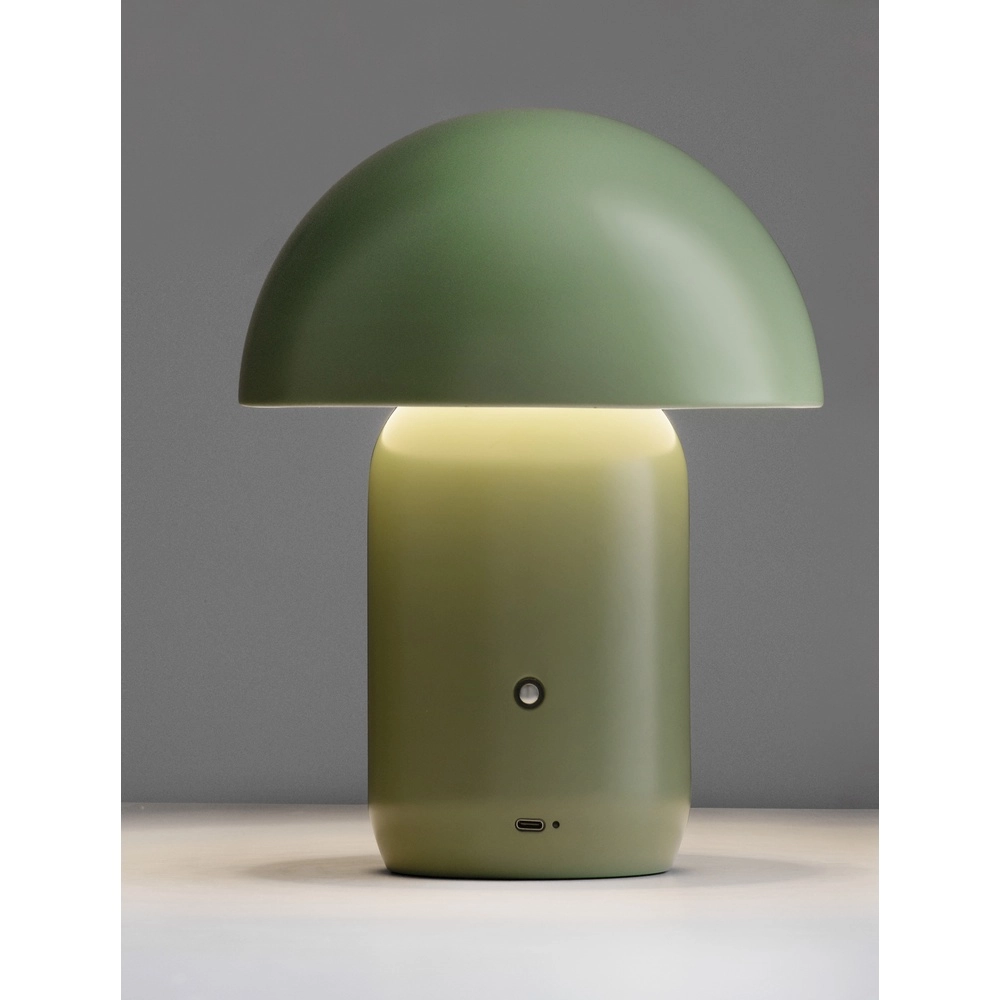 Design-Tischleuchte Pois wiederaufladbar grün Lyora 5212017472090
