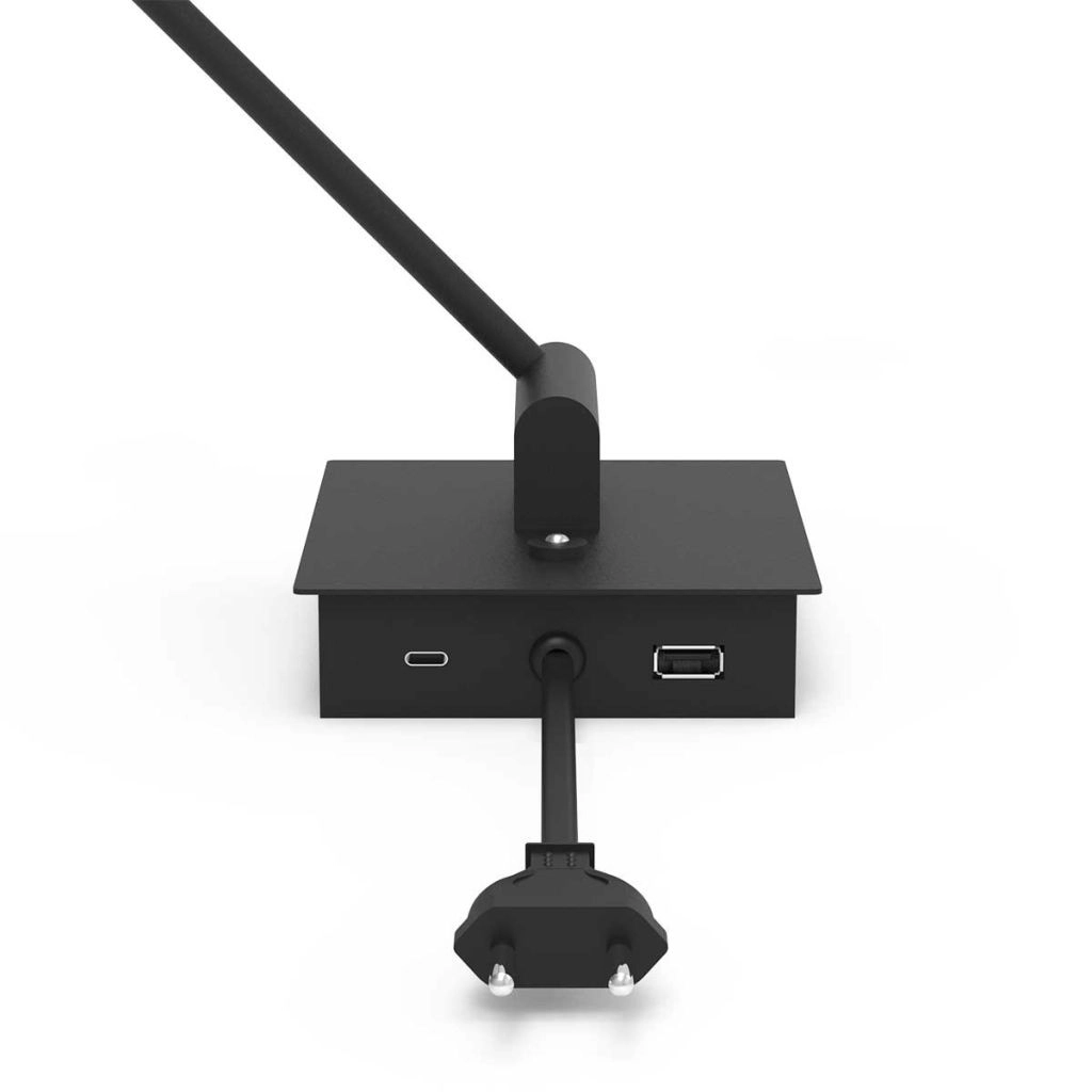 Wandleselampe Retina Schwarz Steinhauer 8712746165104
