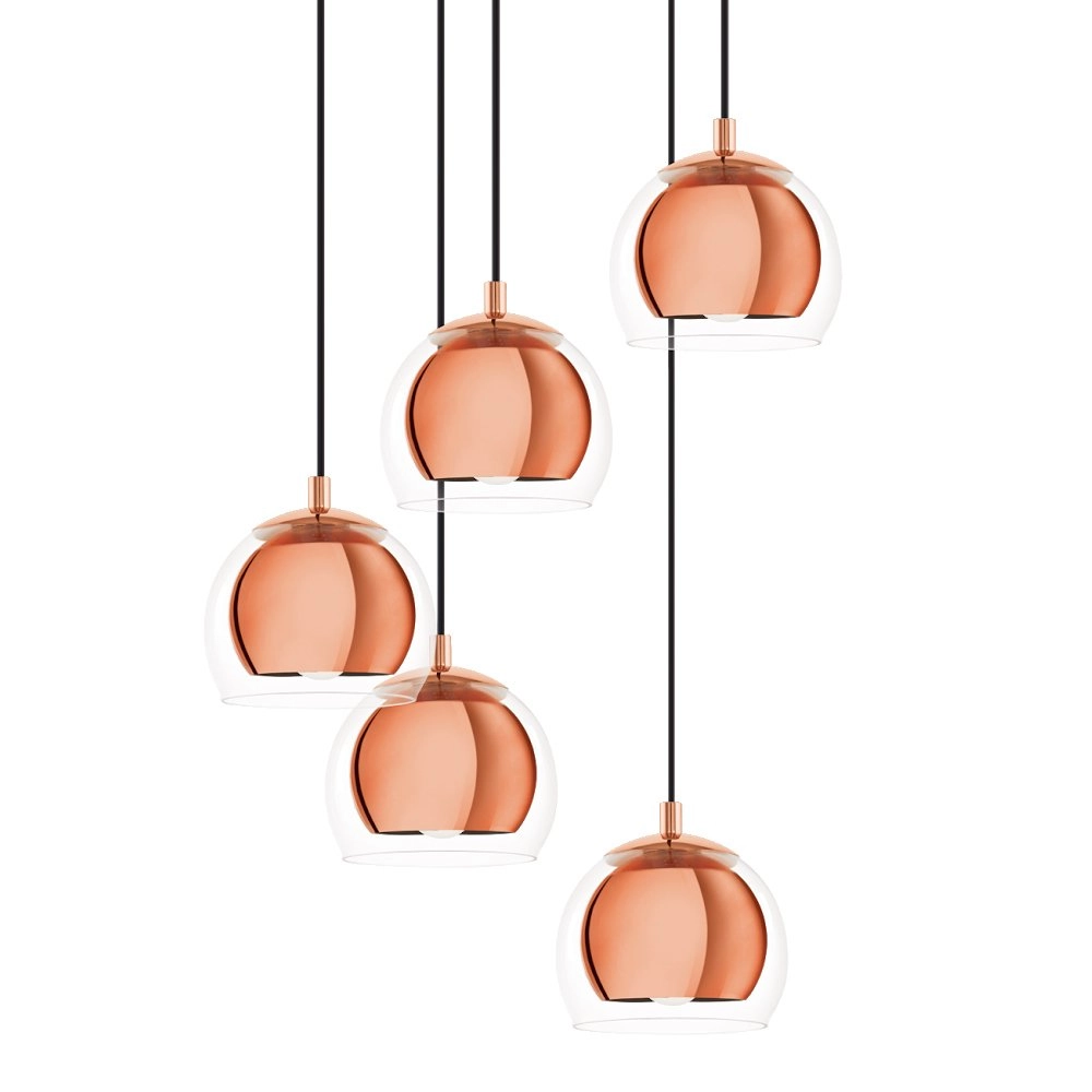Rote Kupfer-Vide-Lampe Rocamar 1 Eglo 9002759985950