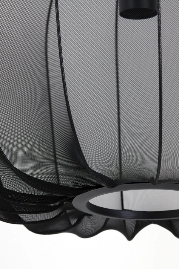 Böhmische Pendelleuchte Plumeria schwarz Ø 50cm Light & Living 8717807651404