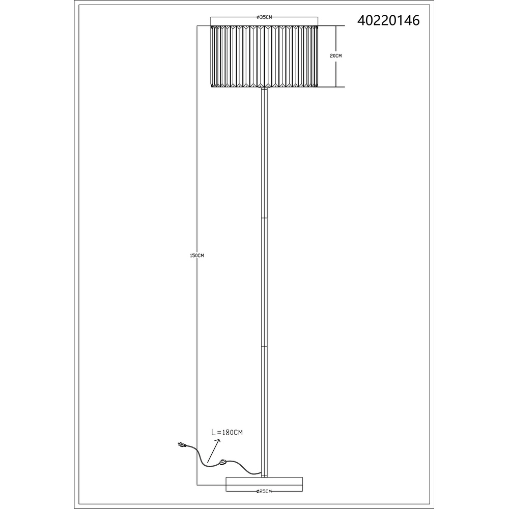 Stehlampe Run Holz Globo 9007371513970